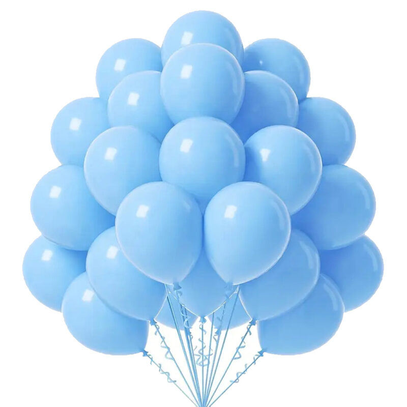 10in skyblue standard latex balloons