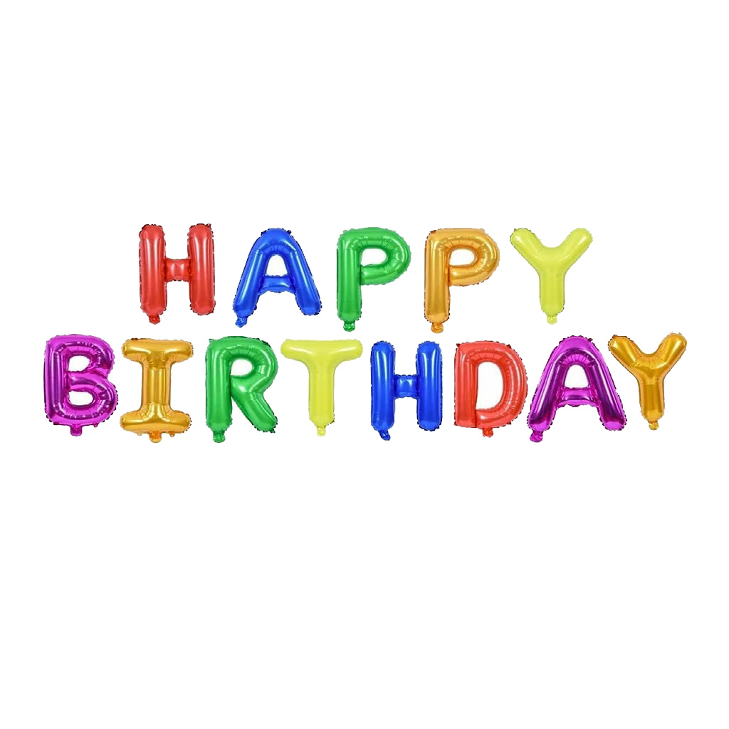 Happy Birthday Foil Balloons