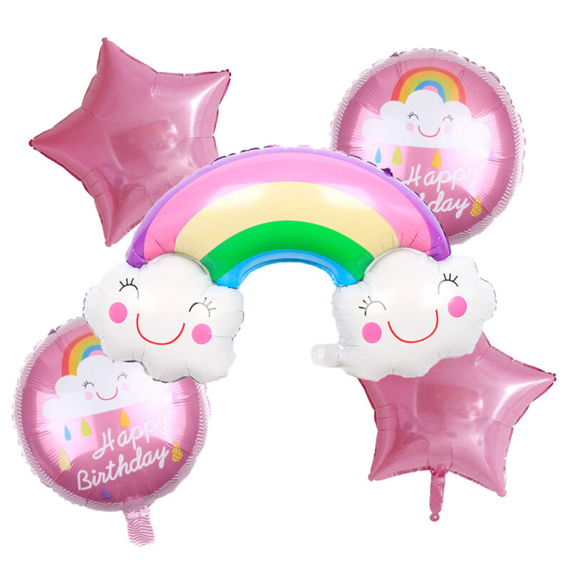 Rainbow 5 in1 Foil Balloon