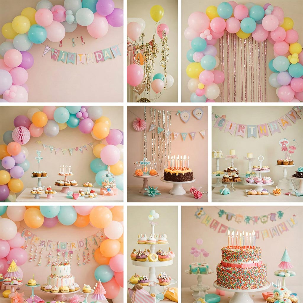 Make Every Birthday Sparkle: Your Ultimate Guide to Birthday Decoration Items in India 1 Colorful birthday decoration items including balloons, banner, cake, and streamers for Indian celebrations